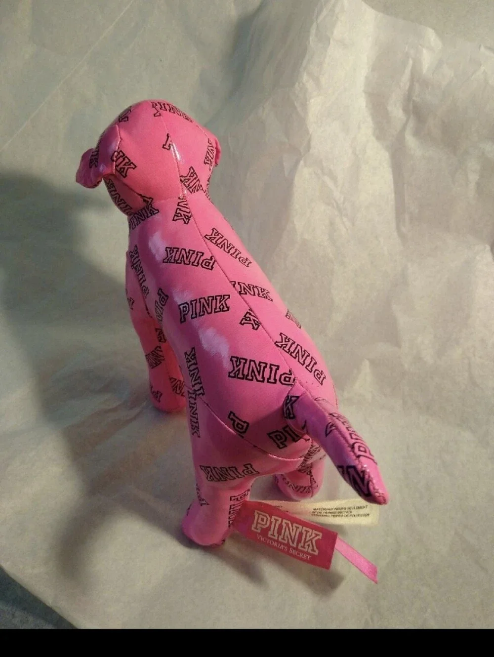 Victoria Secret Pink Vinyl Logo Stamp dog New - Picture 5 of 6